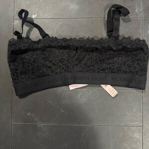Victoria's Secret Black Lace Bandeau